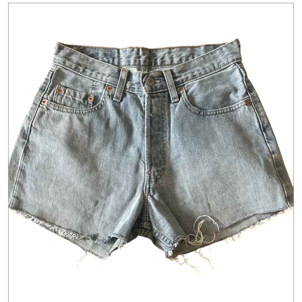 LEVIS 517  cut off denim shorts